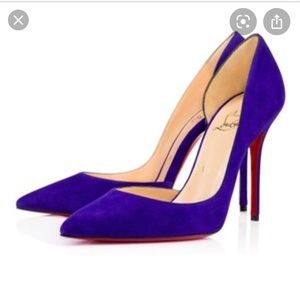 Christian Louboutin Purple Pop Iriza 100mm Size 41